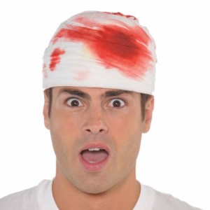 Halloween kostüm aksesuarı kanlı şapka