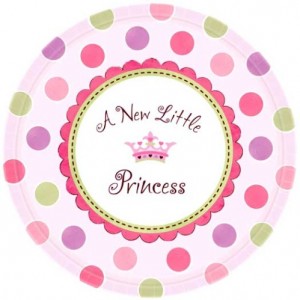 Baby Shower partileri için 26.6 cm kullan at kağıt parti tabağı. Parti sofralarının vazgeçilmez parti ürünüdür. Bu setin parti temasına ait küçük boy pasta tabakları ile birlikte kombinleyebilirsiniz.