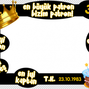 Kişiye Özel Parti Malzemeleri: