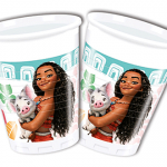 Moana temalı doğumgünü kullan at plastik bardak