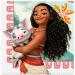 Moana temalı 33x33 kağıt kullan at parti peçetesi