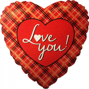 I love you yazılı uçan balon