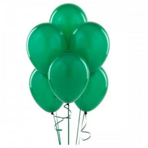 Yeşil Metalik Balon 15li